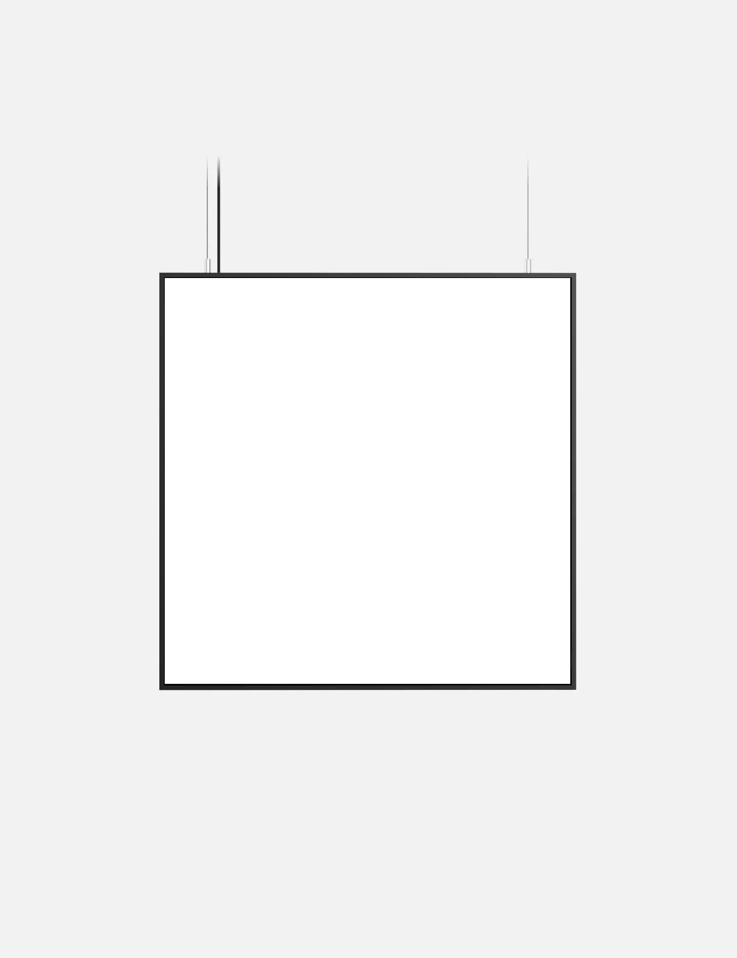 Black canvas finish